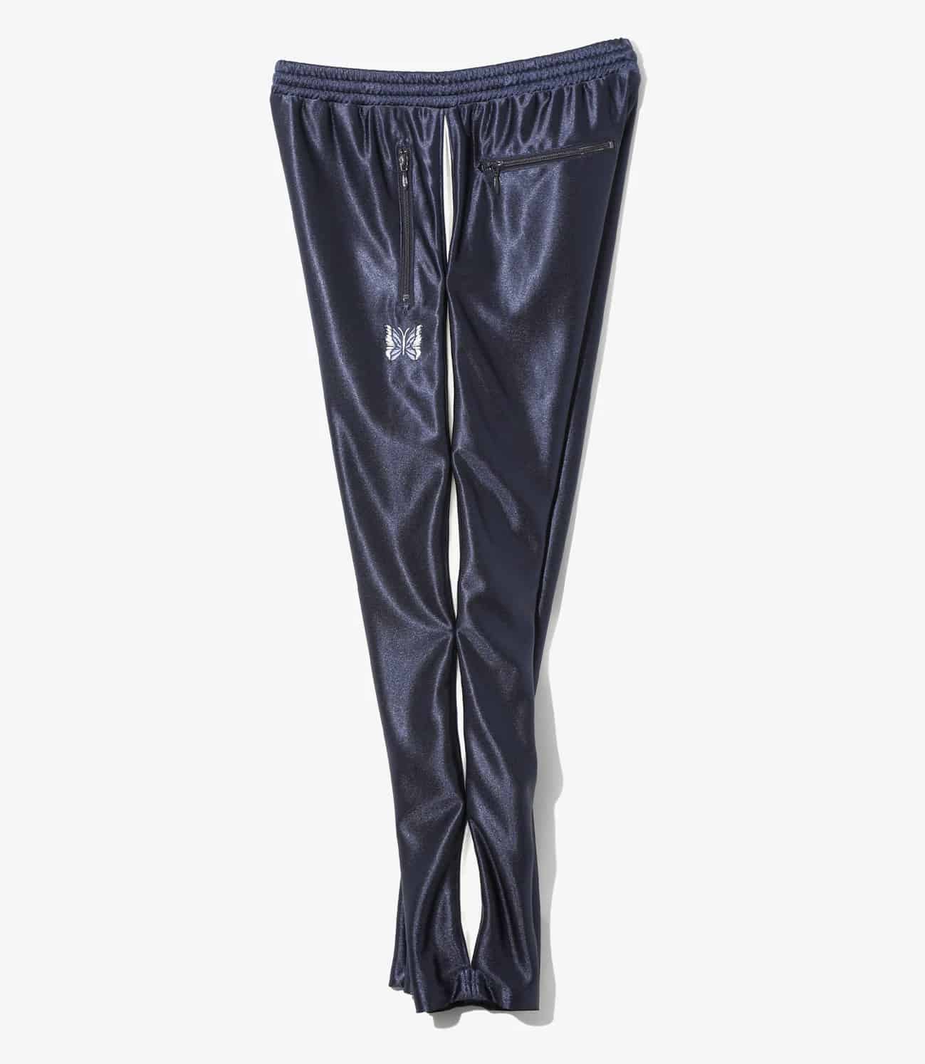 Needles 26ss "Track Pant - Tricot Sateen" Navy Navy XS