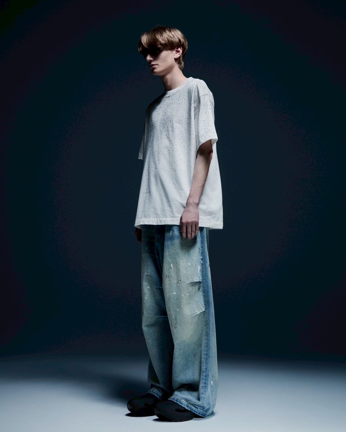 Danke Schon 26ss "12oz Baggy Jeans" Fade/Indigo Indigo S