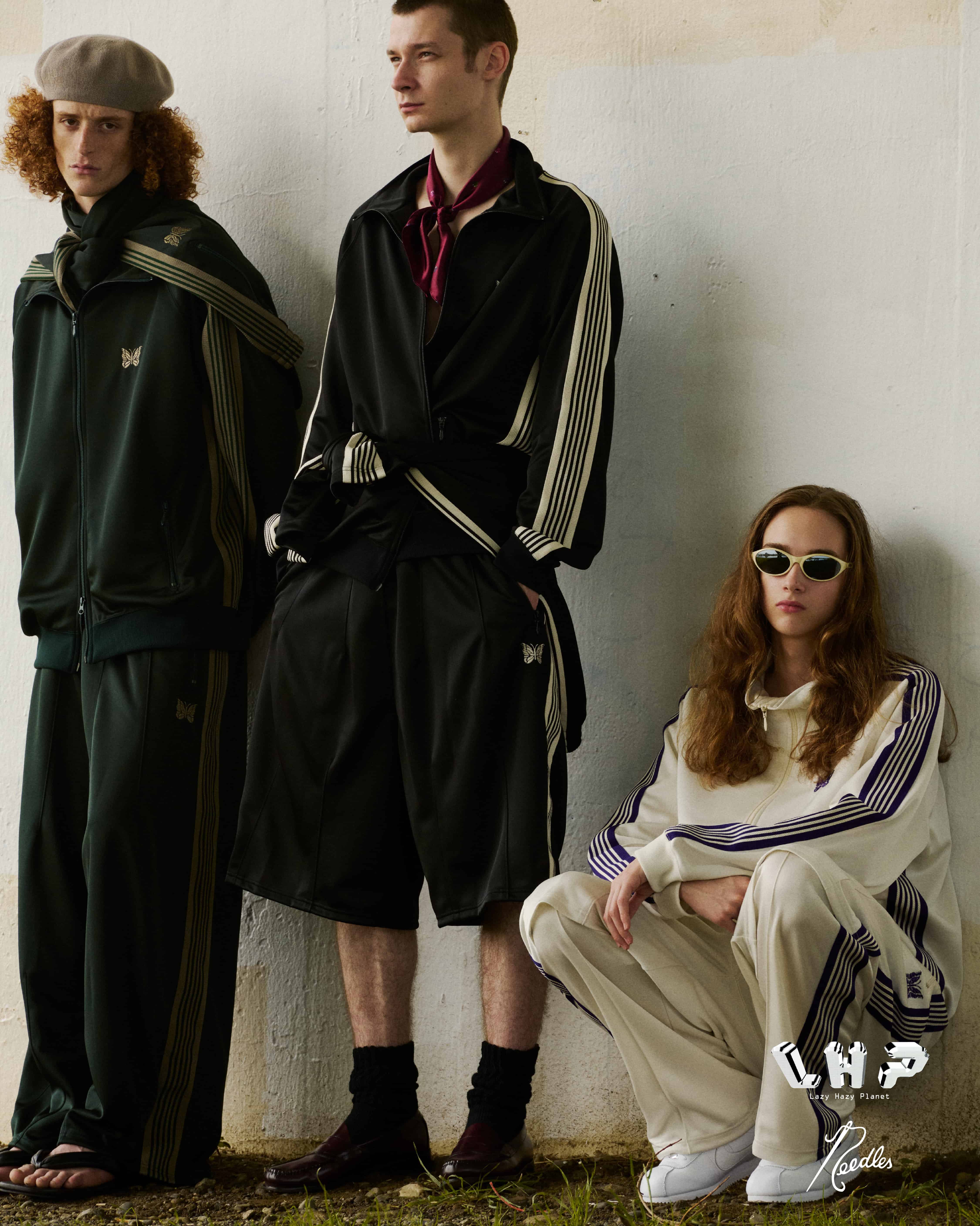 【先行予約 7月3日発売予定】Needles 26aw "Exclusive Track Jacket - Poly Smooth" Black/White Black/White S