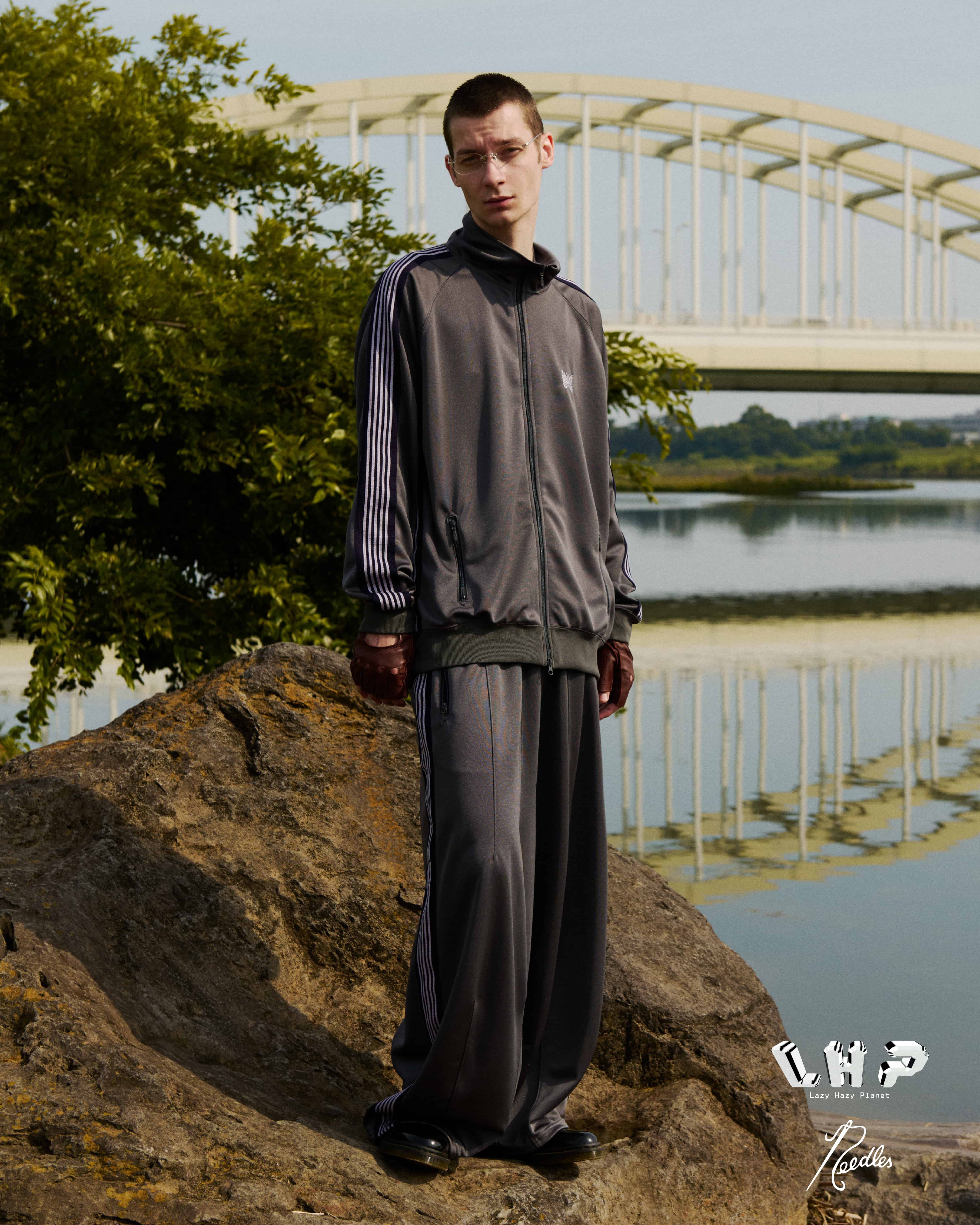 【先行予約 7月3日発売予定】Needles 26aw "Exclusive Track Jacket - Poly Smooth" Charcoal Charcoal S