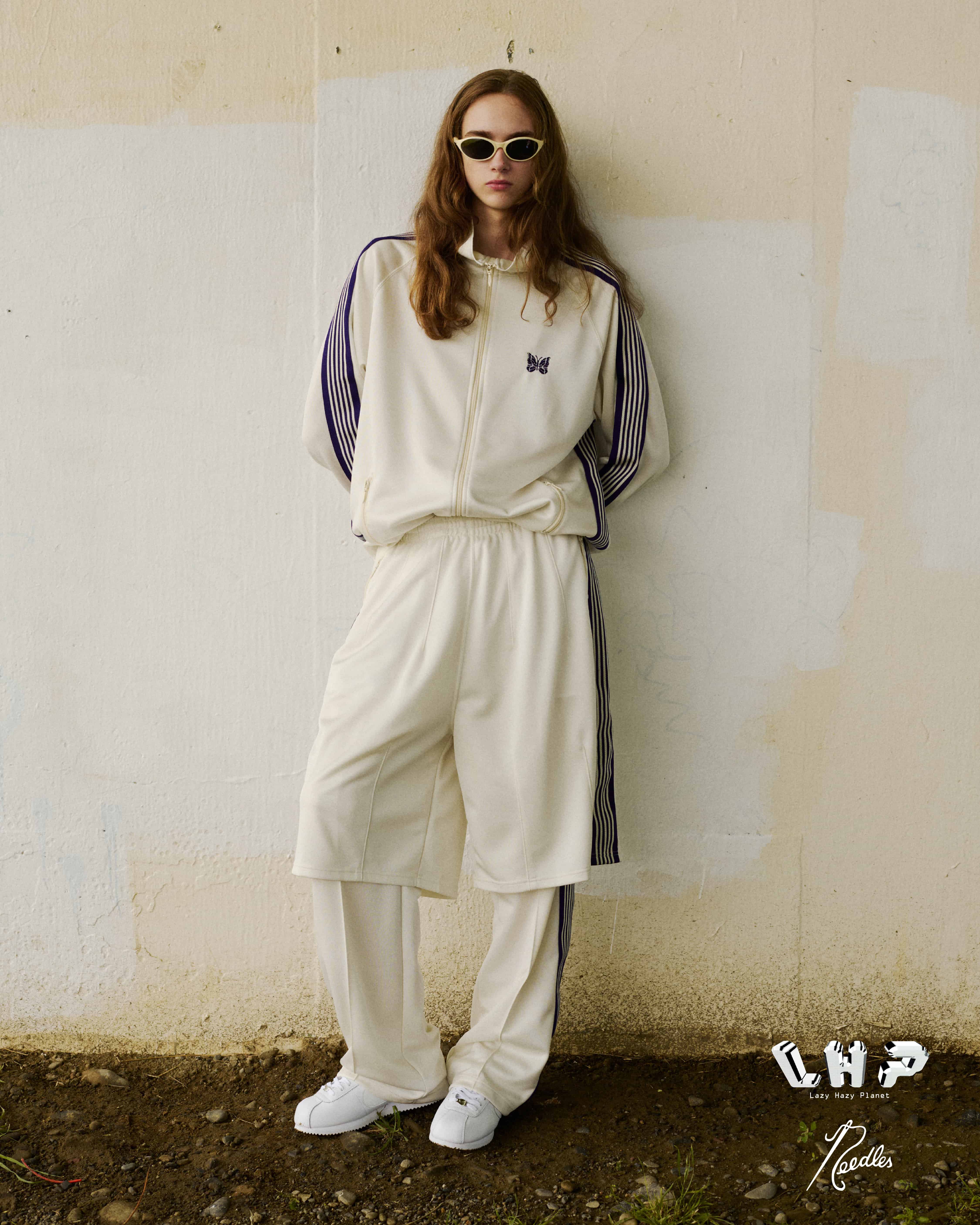 【先行予約 7月3日発売予定】Needles 26aw "Exclusive H.D Track Short - Poly Smooth" White White XS