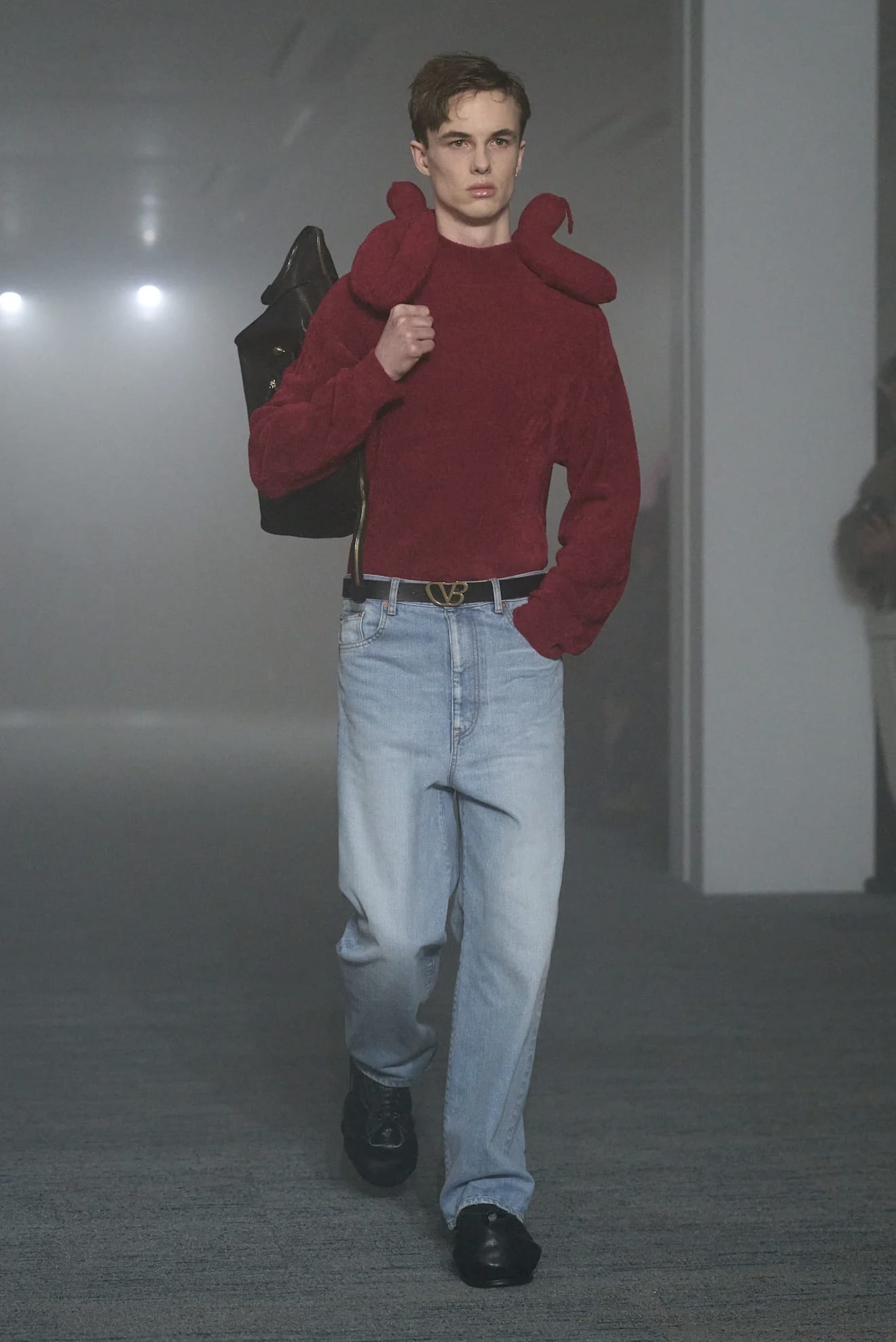 doublet 26aw "AIR YARN FADED DENIM PANTS" Indigo M