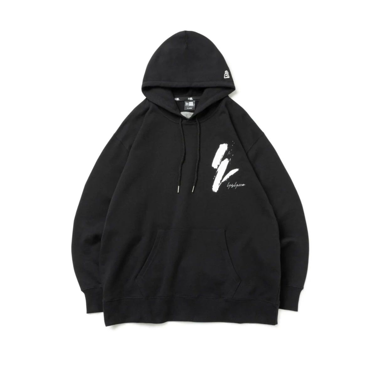 Yohji Yamamoto × NEW ERA Oversized Sweat Pullover Hoodie(M (3