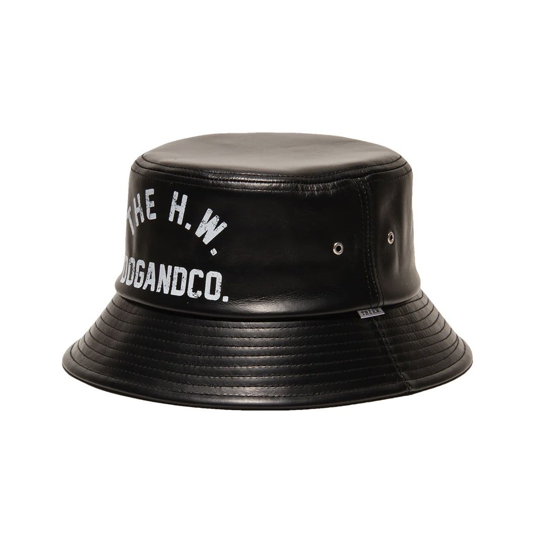 THE H.W.DOG&CO. LEATHER HAT