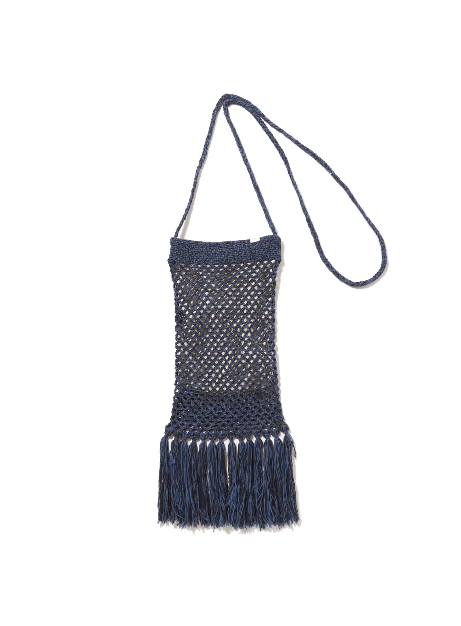 SUGARHILL COTTON KNIT BAG LARGE NAVY ONE SIZE