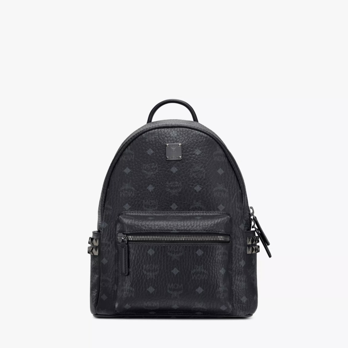 MCM Stark Side Studs Backpack Small Black Small