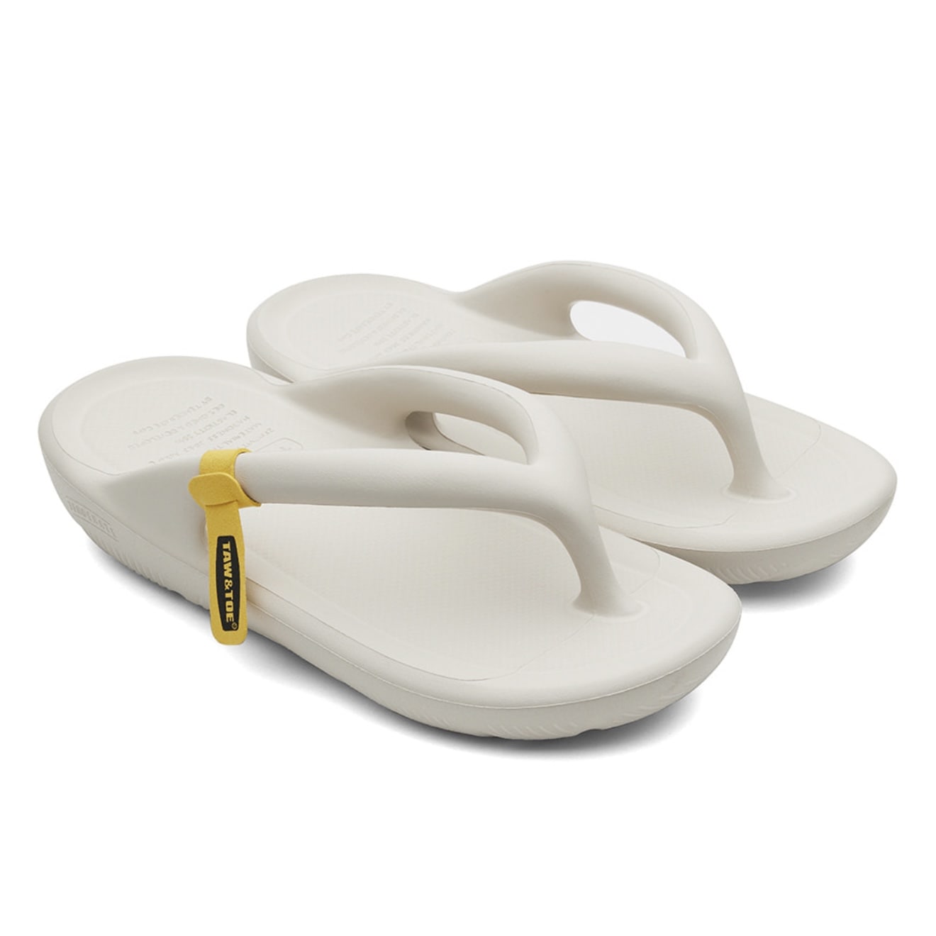 TAW&TOE 25ss "Zerovity Flip Flop OG" Cream Cream M(25cm)