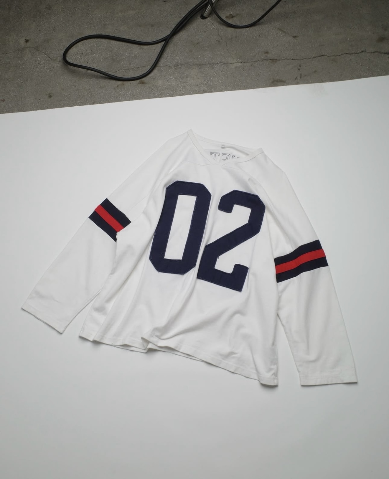 Basketcase 25ss "Horsecollar Football SH" White White L