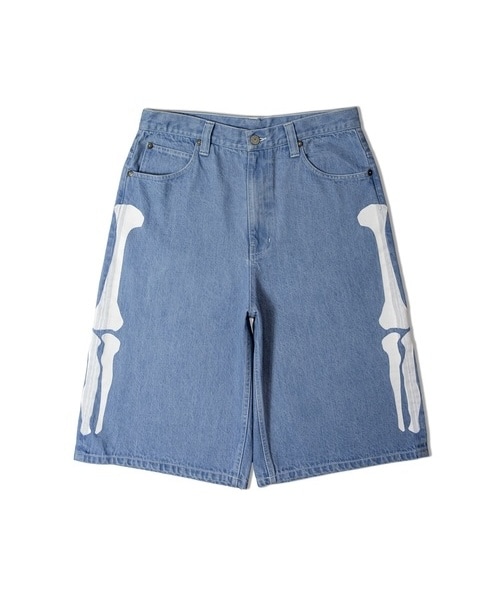 VANSON "Skelton Bones Denim Shorts" Blue Blue 28