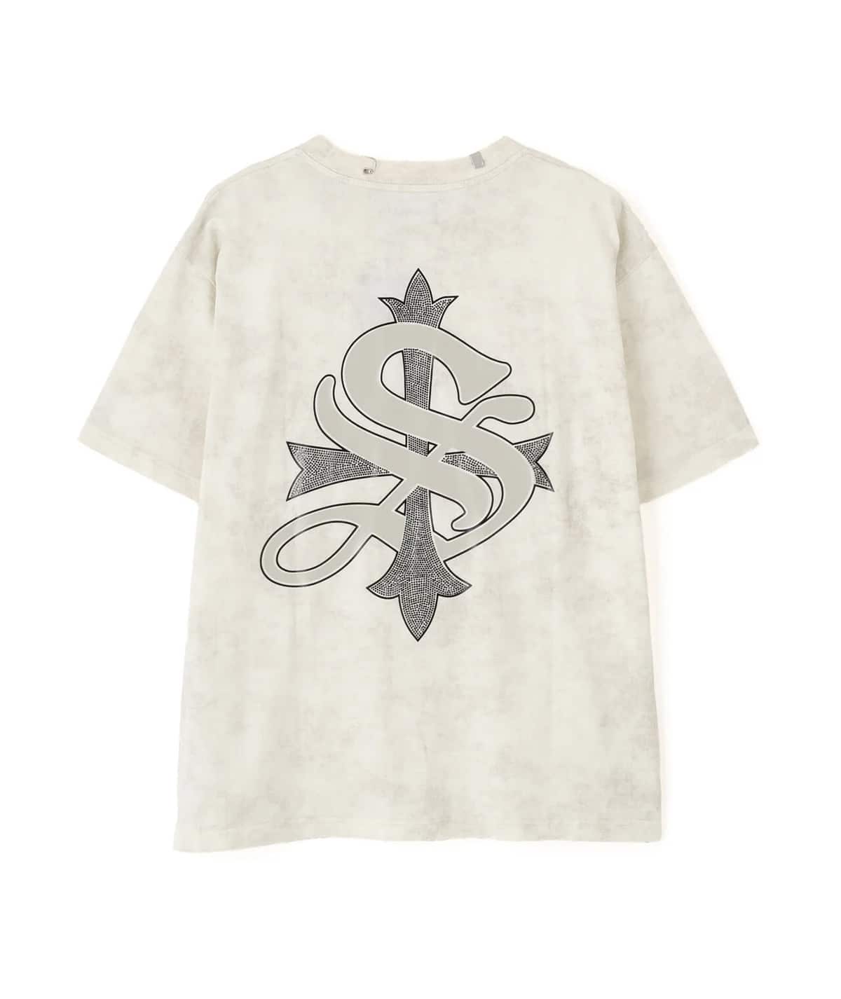 SUPPLIER 25ss "Exclusive Damage Pierced Cross Tee" White White M