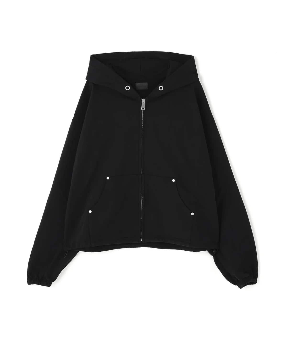 Danke Schon 25aw "480HW Sweat Zip Hoodie" Black Black S