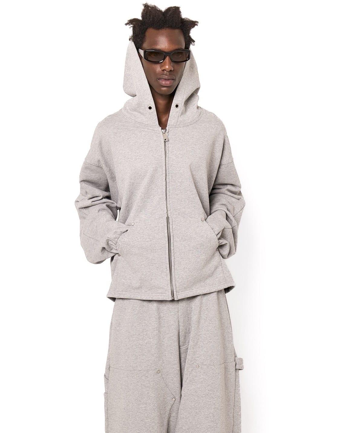 Danke Schon 25aw "480HW Sweat Zip Hoodie" Grey Grey S