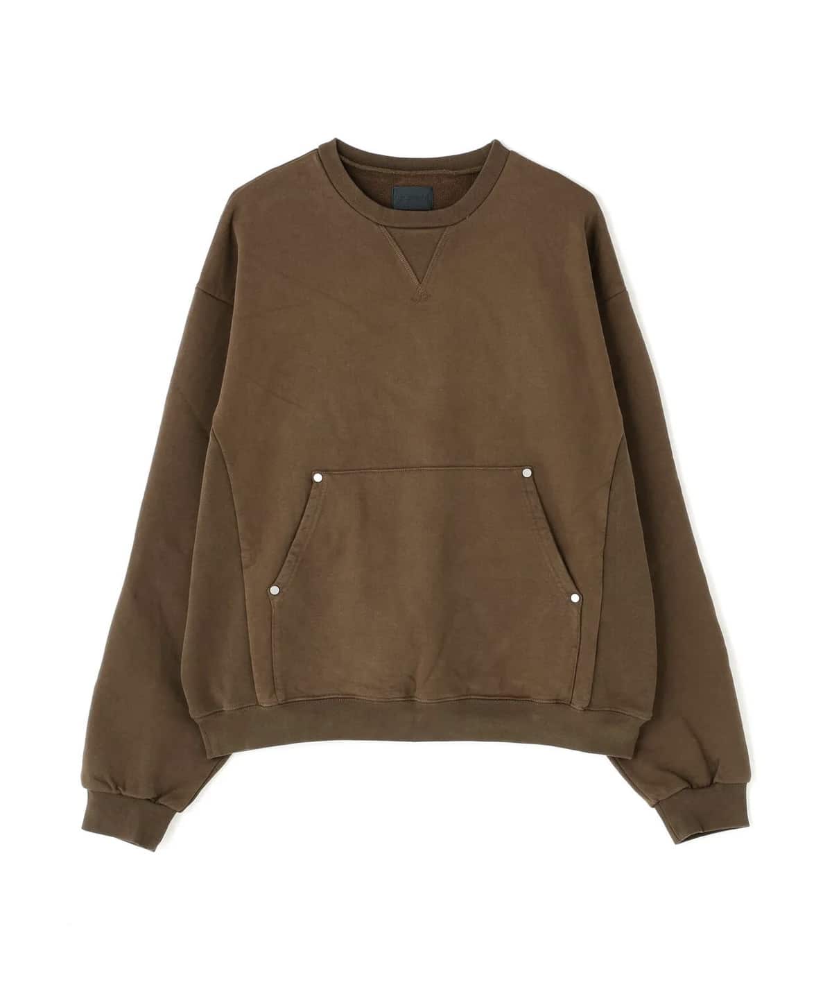 Danke Schon 25aw "480HW Sweat Crewneck" Brown Brown S