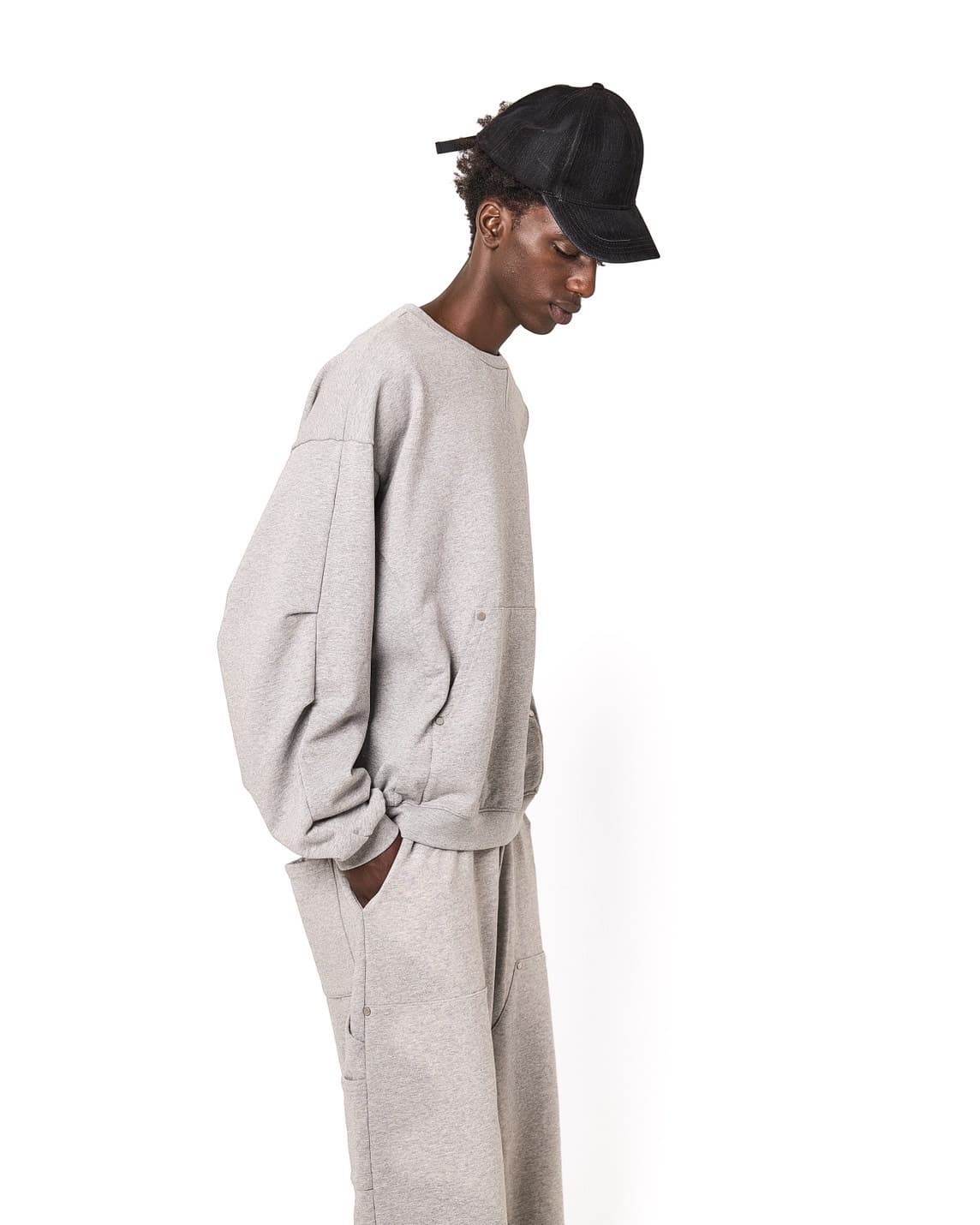 Danke Schon 25aw "480HW Sweat Crewneck" Grey Grey S