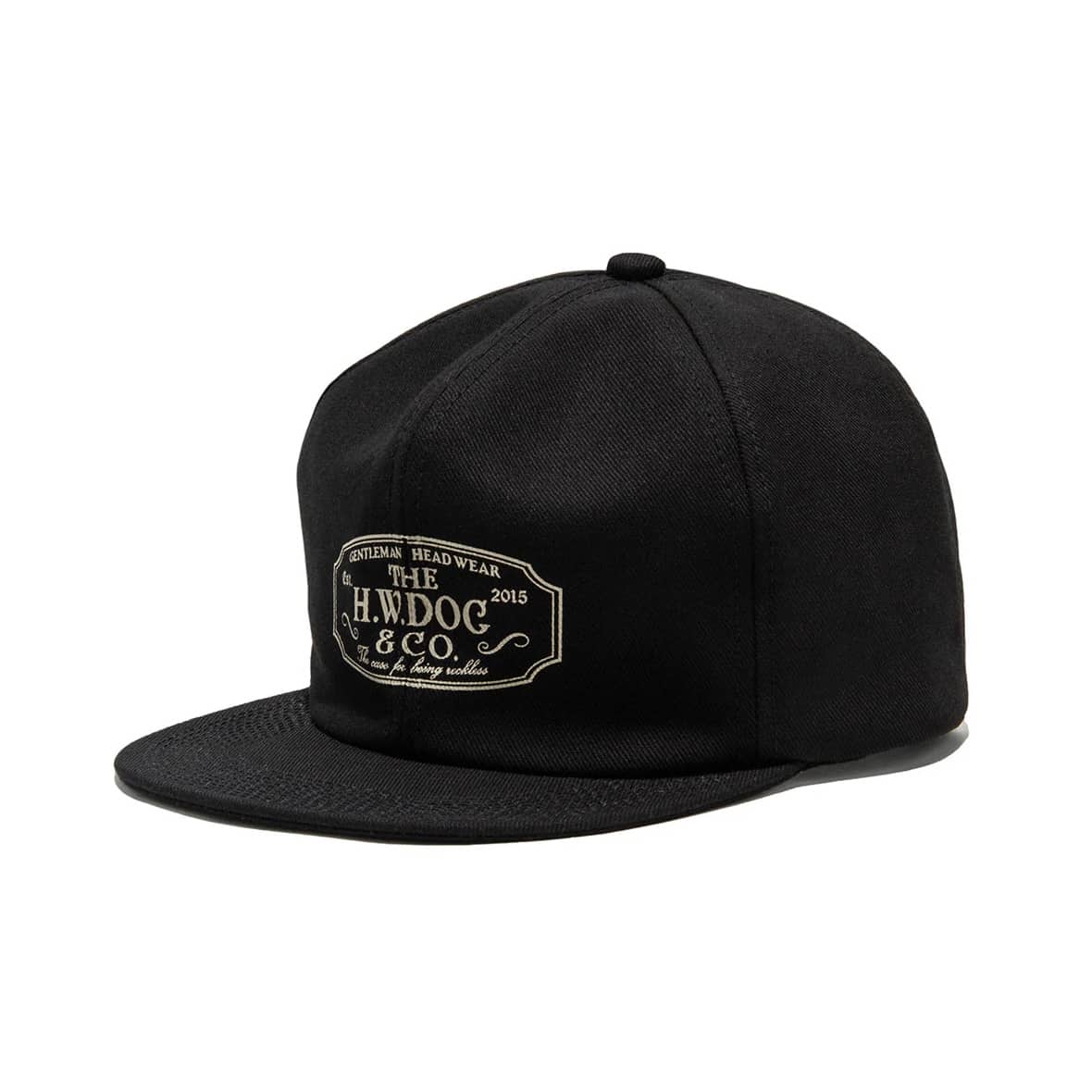 THE H.W.DOG&CO. 25aw "Trucker Cap" Black Black 38