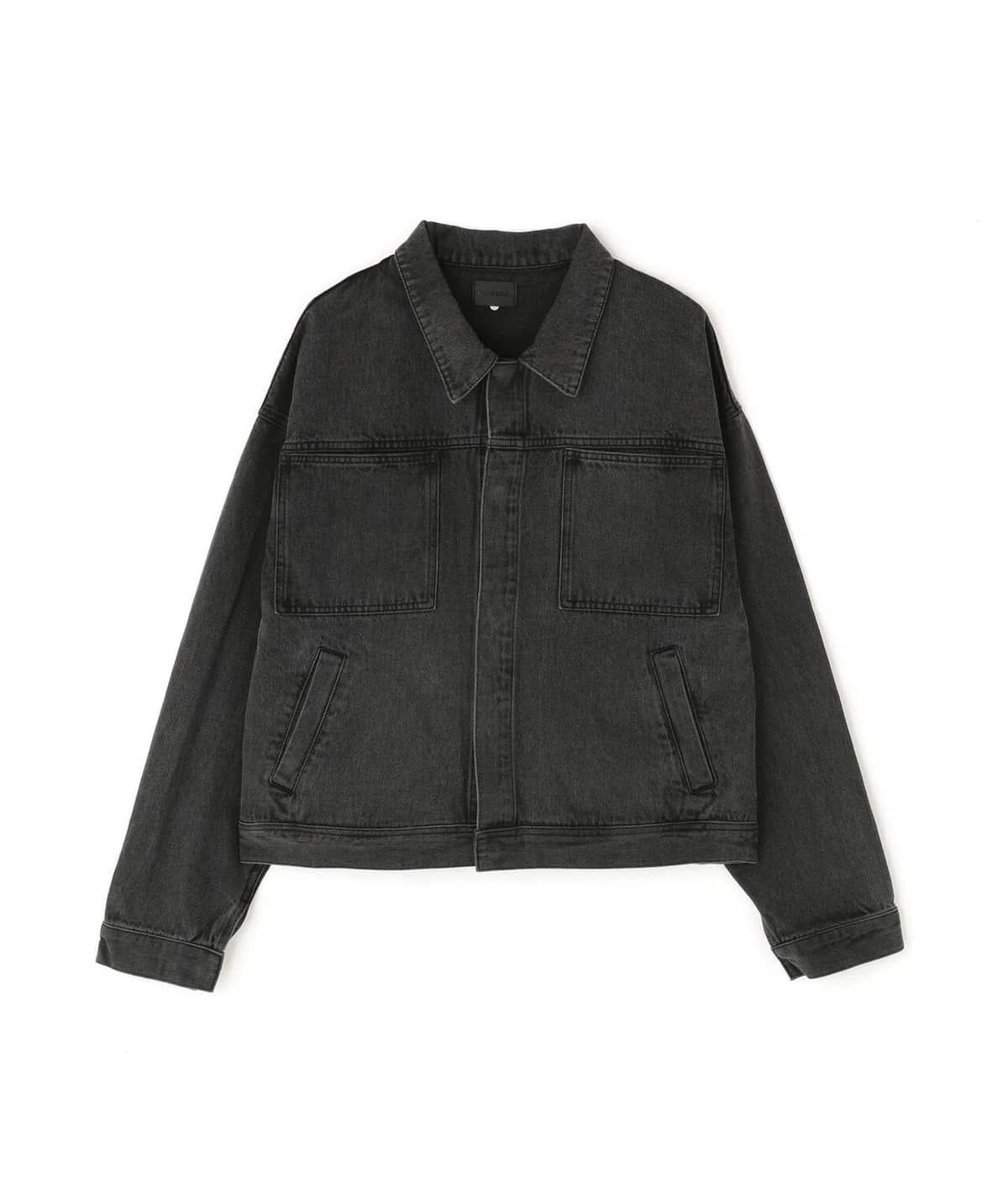 Danke Schon 25aw "12oz Chemical Denim Jacket" Black Black S