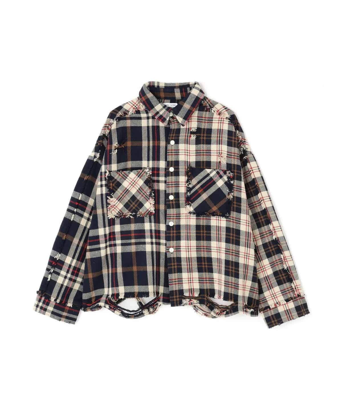 Danke Schon 25aw "Flannel Shirts" Navy Navy M