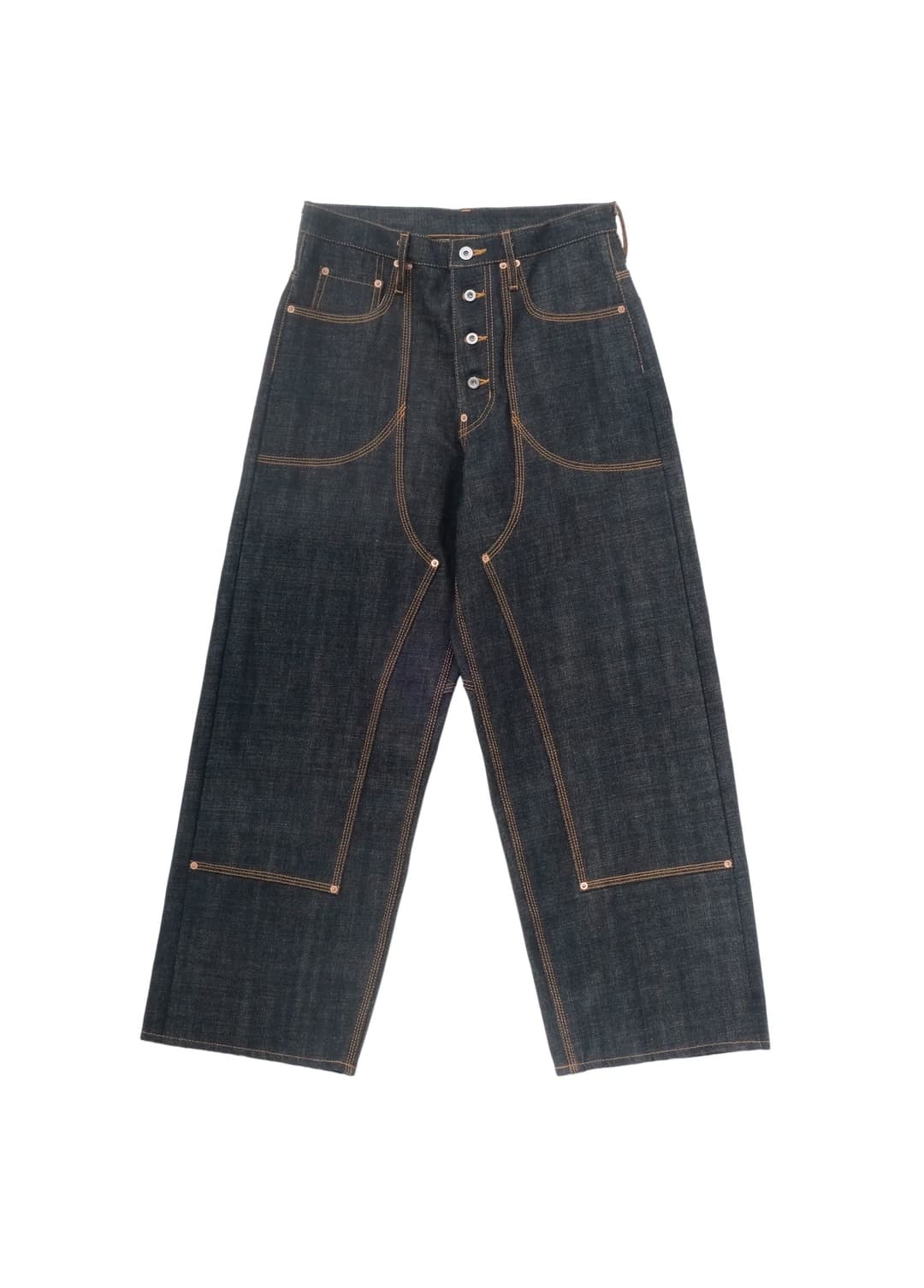 SUGARHILL 25aw "Classic Double Knee Denim Pants" Rigid Indigo 30