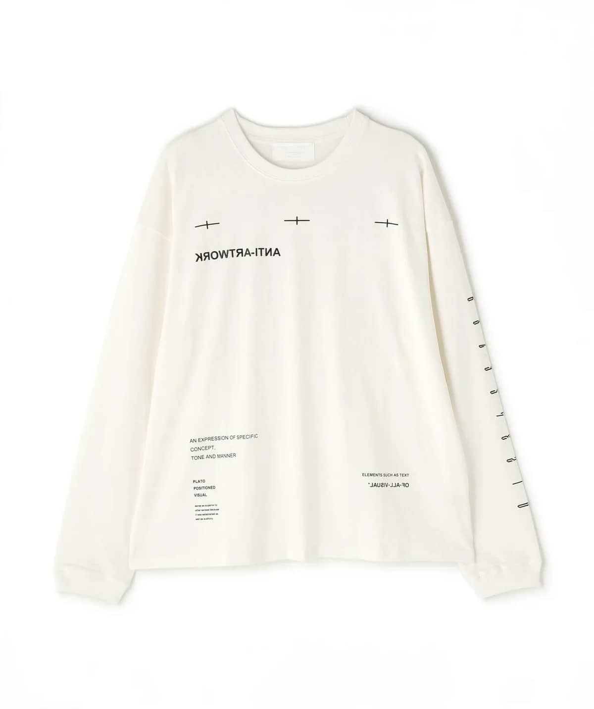A4A 25aw "Number L/S Tee" White White S