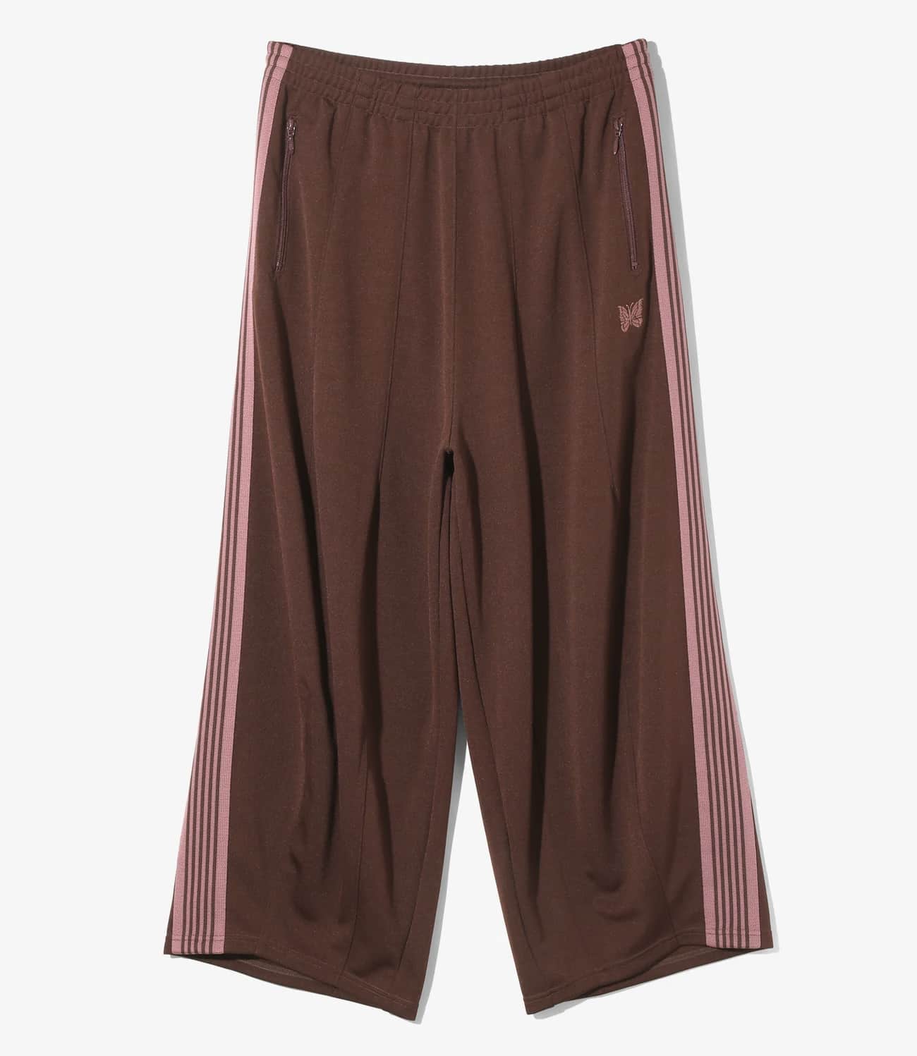 Needles 25aw "H.D. Track Pant - Poly Smooth" Brown Brown XS