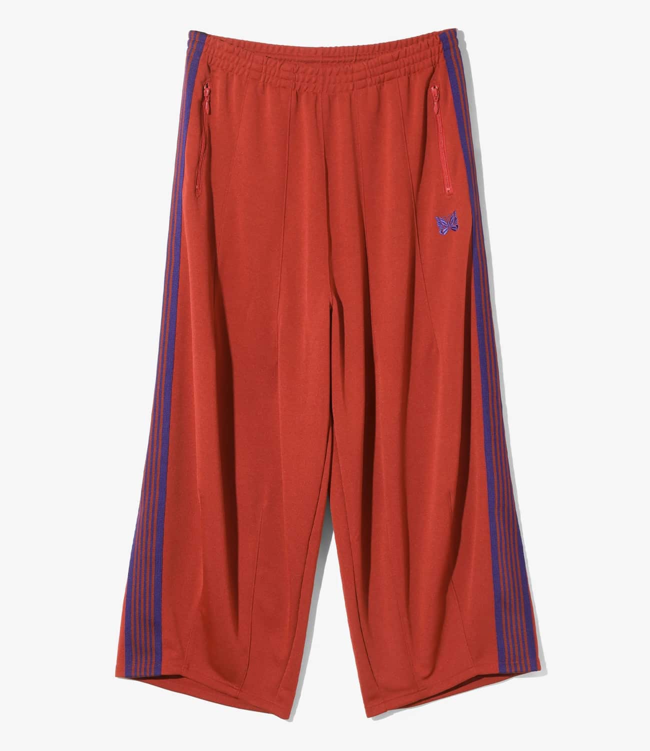 Needles 25aw "H.D. Track Pant - Poly Smooth" Red Red XS