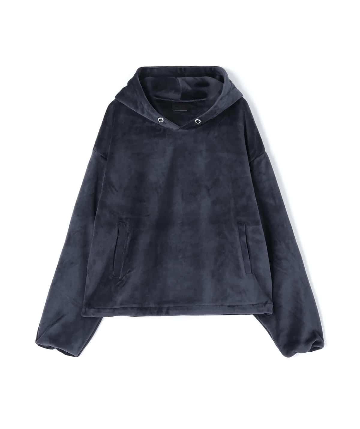 Danke Schon 25aw "W-Face Velour Pull Hoody" Navy Navy S