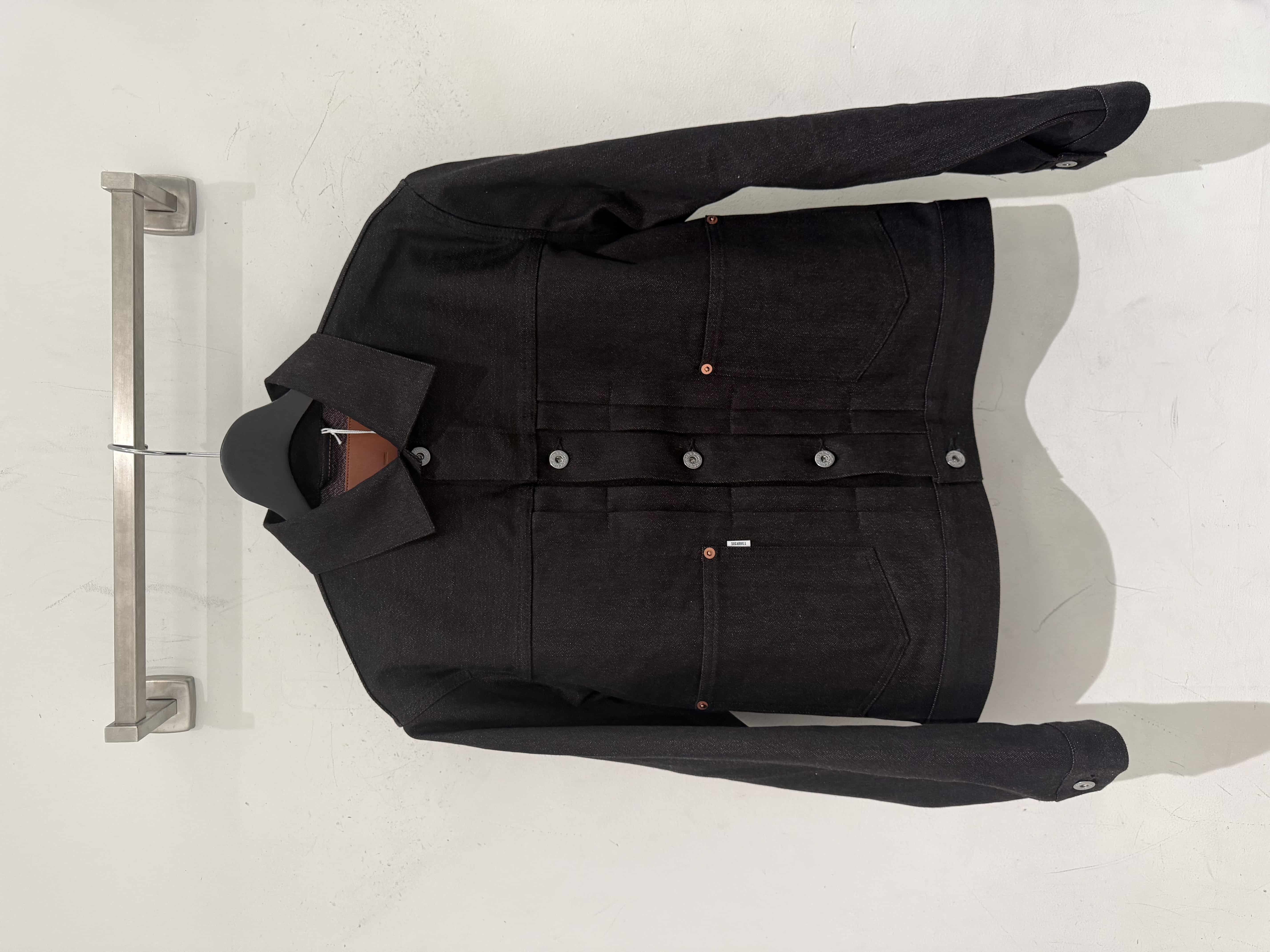 SUGARHILL 25aw "Twisted Deinm Jacket" Red × Black 2