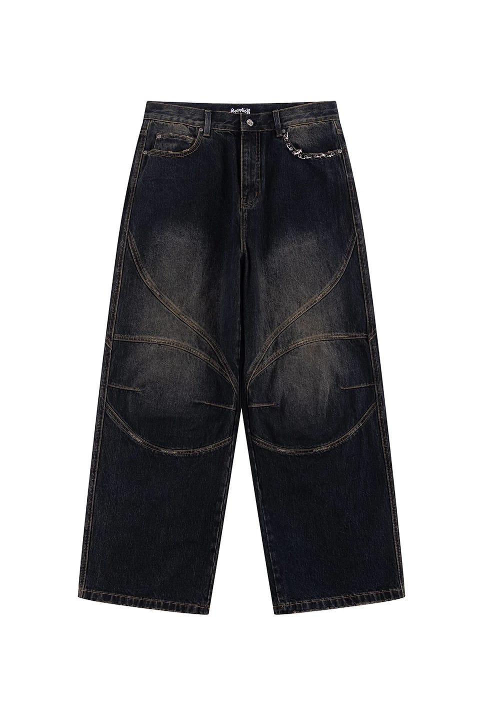 SUPPLIER 25aw "Switching Pierced Baggy Jeans" Blue Blue S