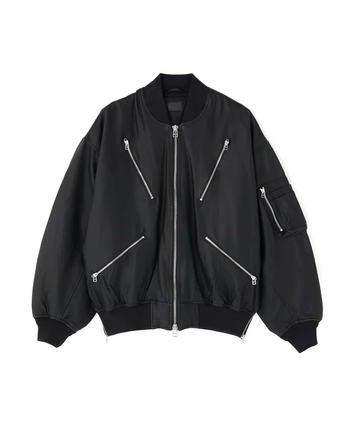 Danke Schon 25aw "Coating Zip MA-1" Black S