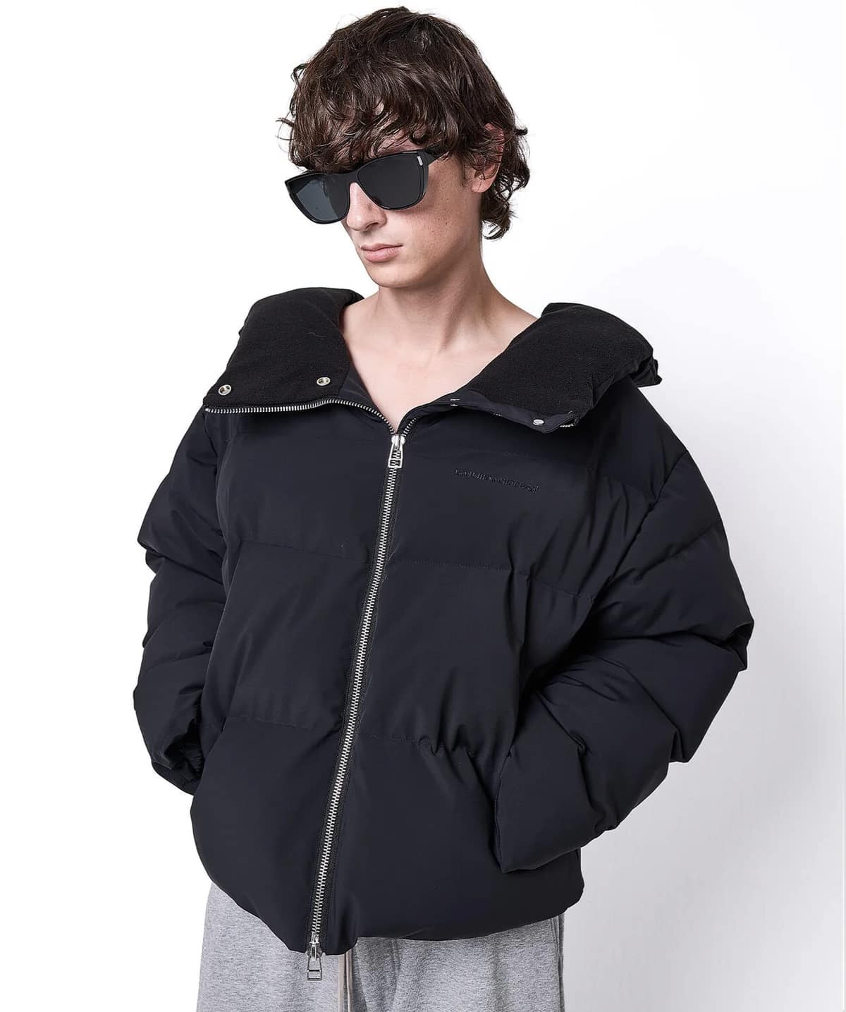 Danke Schon 25aw "3Layer Nylon Back Zip Blouson" Black Black S
