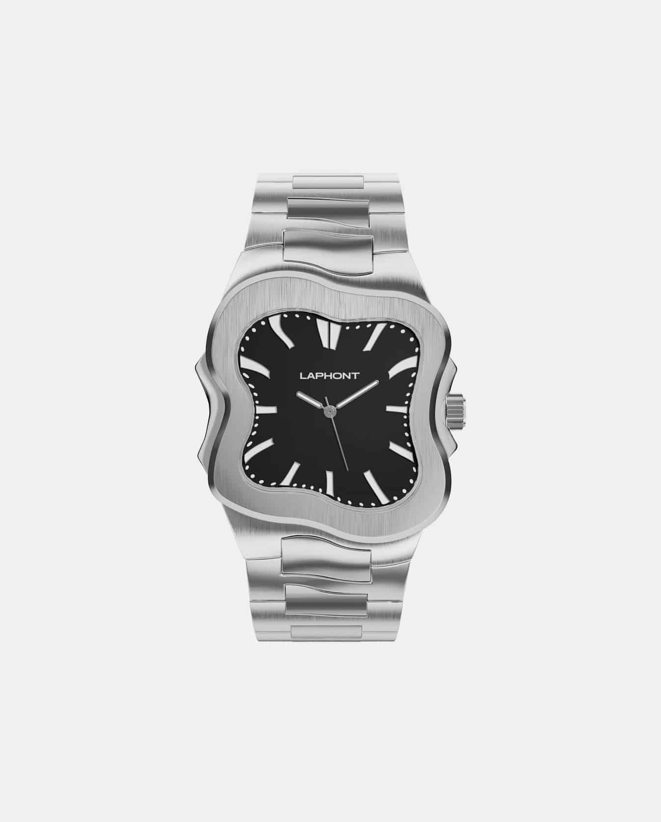 LAPHONT "Argonaut Silver Case Black Dial" Silver Case Black Dial One Size