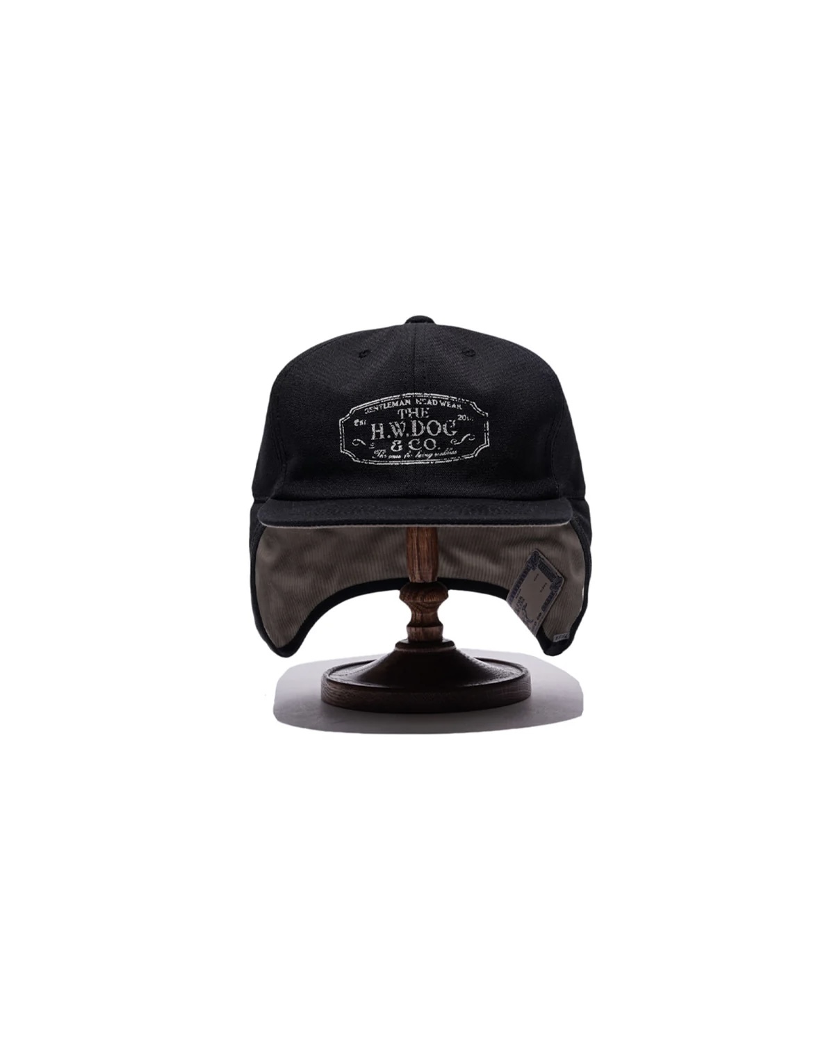 THE H.W.DOG&CO. 25aw "Trucker Winter Cap" Black Black 38