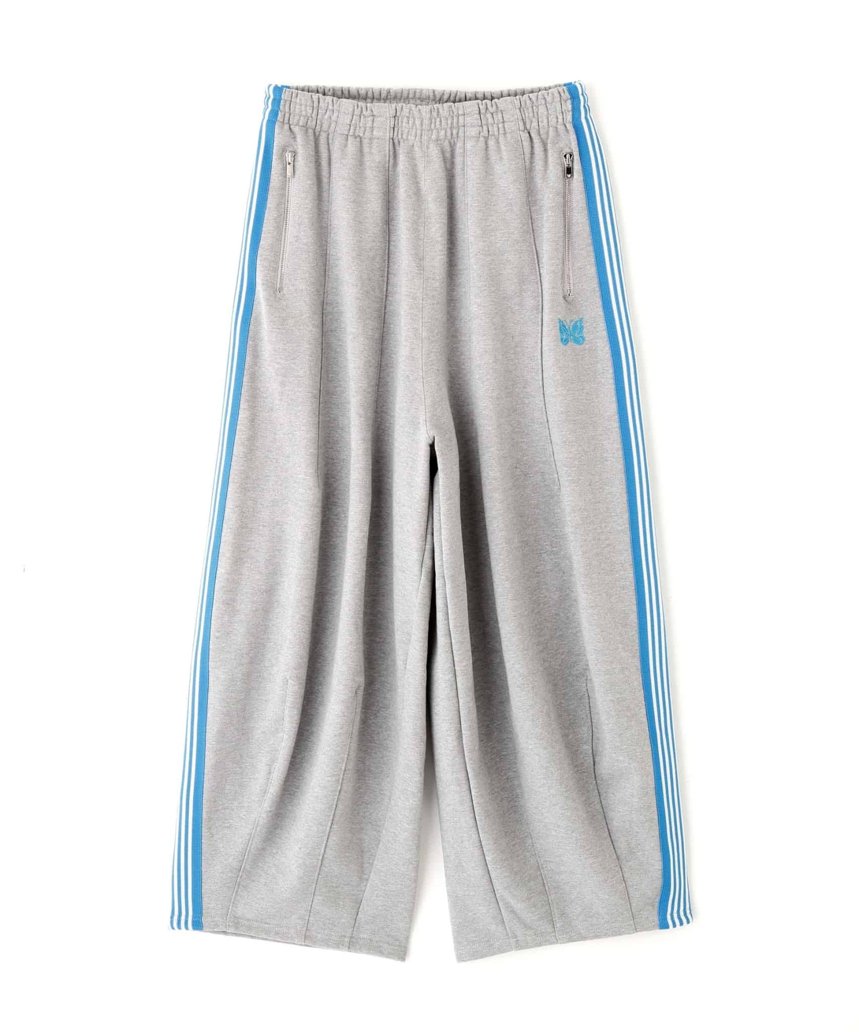 Needles 26ss "Exclusive H.D. Track Pant - Cotton Jersey" Grey/Blue Grey/Blue XS