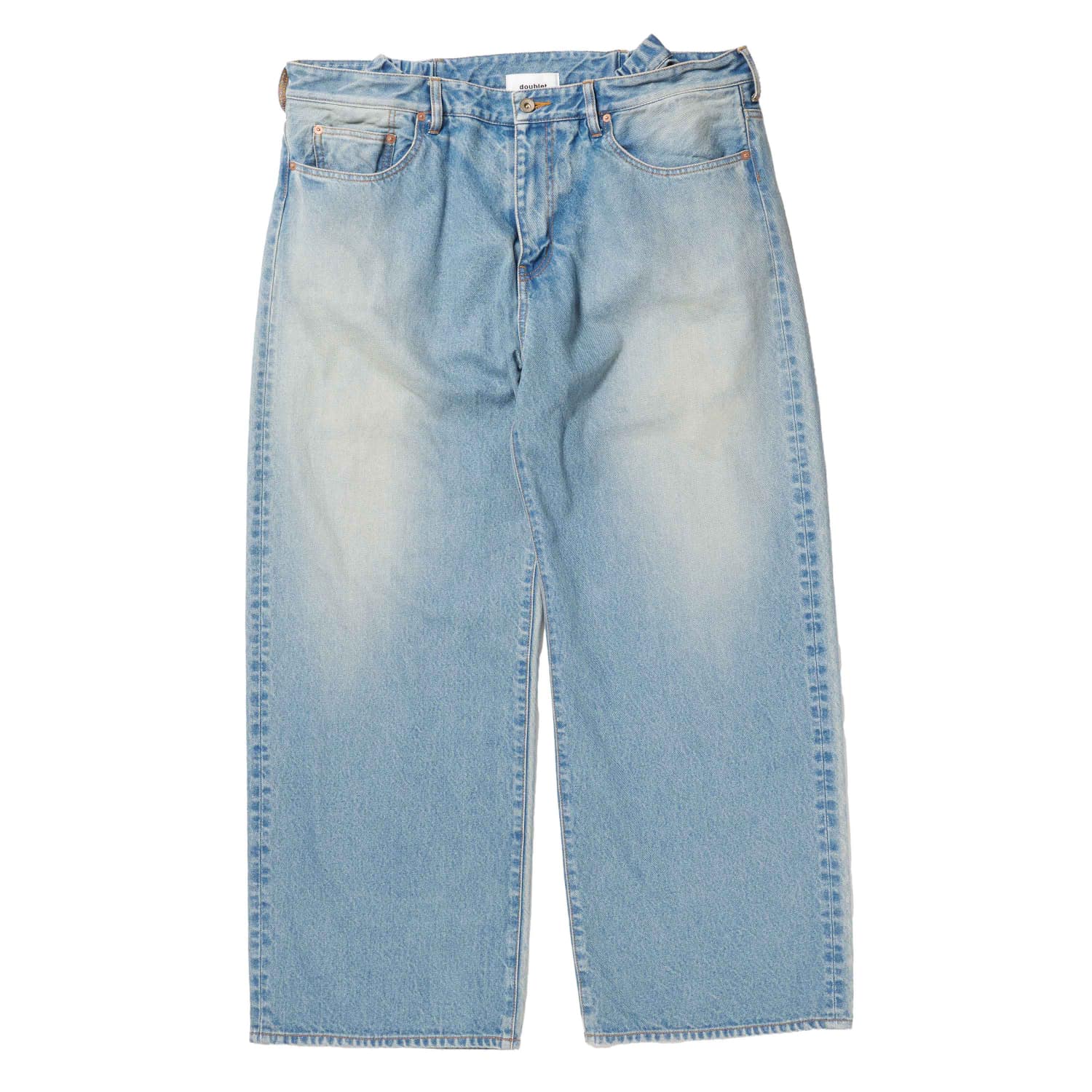doublet 26ss "FLOATING WAIST DENIM PANTS" Indigo Indigo M