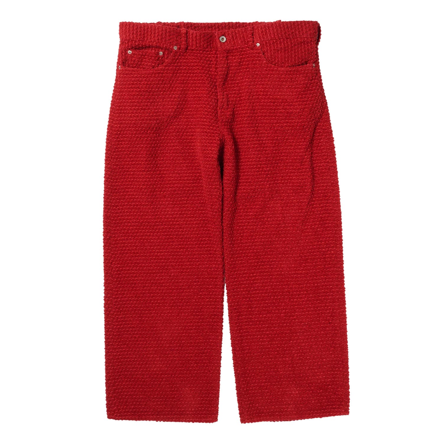 doublet 26ss "FLOATING WAIST STRAWBERRY TROUSER" Red Red M