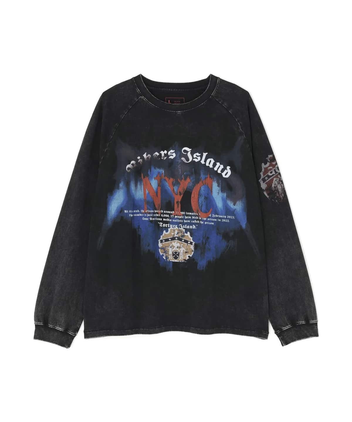 Danke Schon 26ss "Chemical Raglan L/S Tee" Rikers Black M