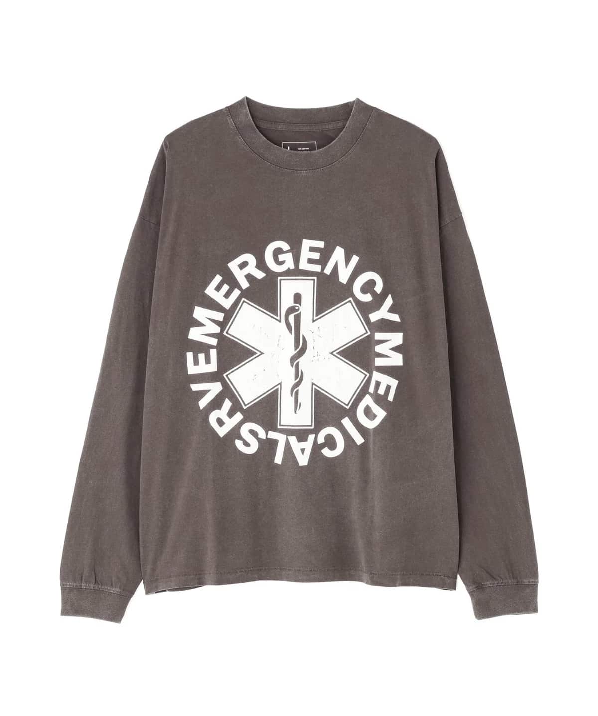 Danke Schon 26ss "Overdye L/S Tee" Fdny Black M