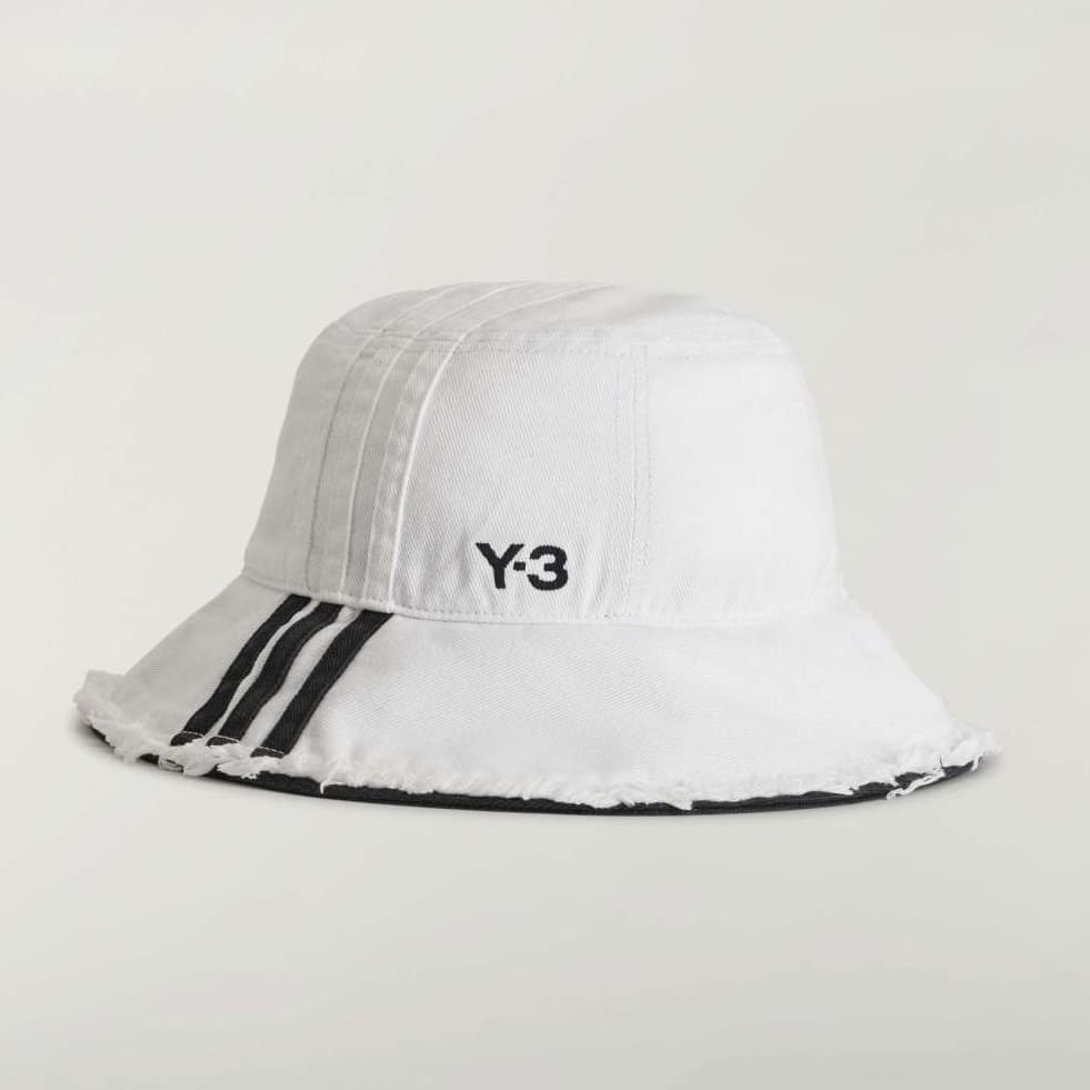 Y-3 26ss "Y-3 STRIPES BUCKET HAT" Off White Off White One Size