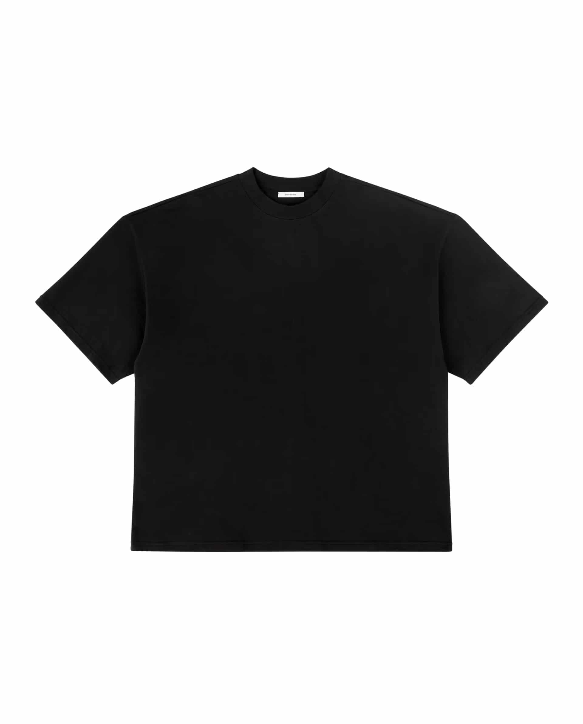 entire studios 26ss "Heavy Boxy Tee" Black Black S