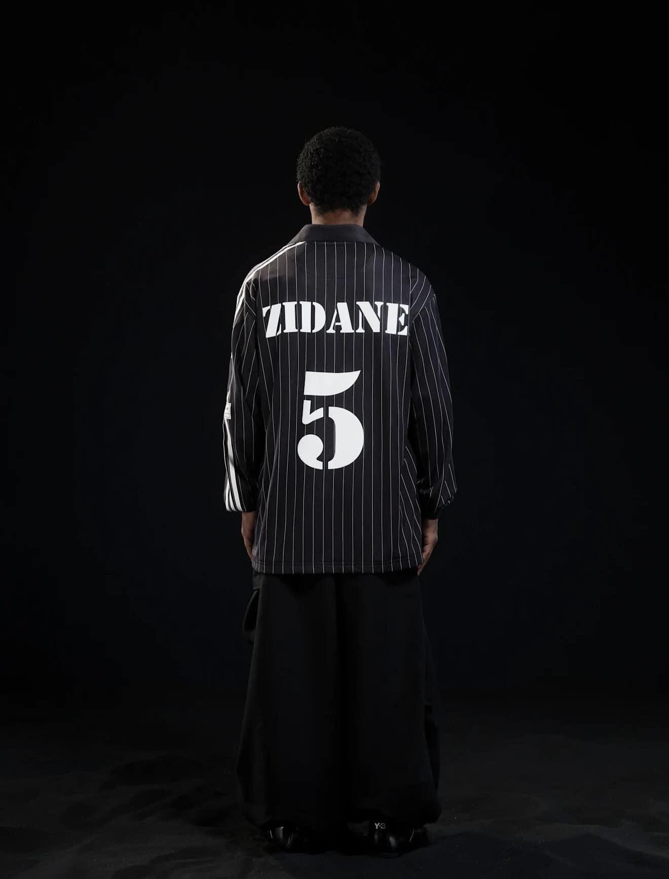 Y-3 26ss "ELITE 5 A FOOTBALL L/S TEE" Black S