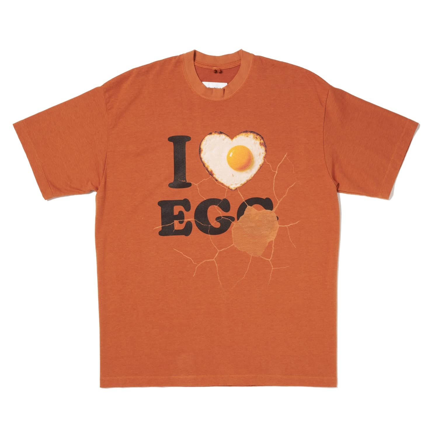 doublet 26ss "I LOVE EGG T-SHIRT" Brown Brown M