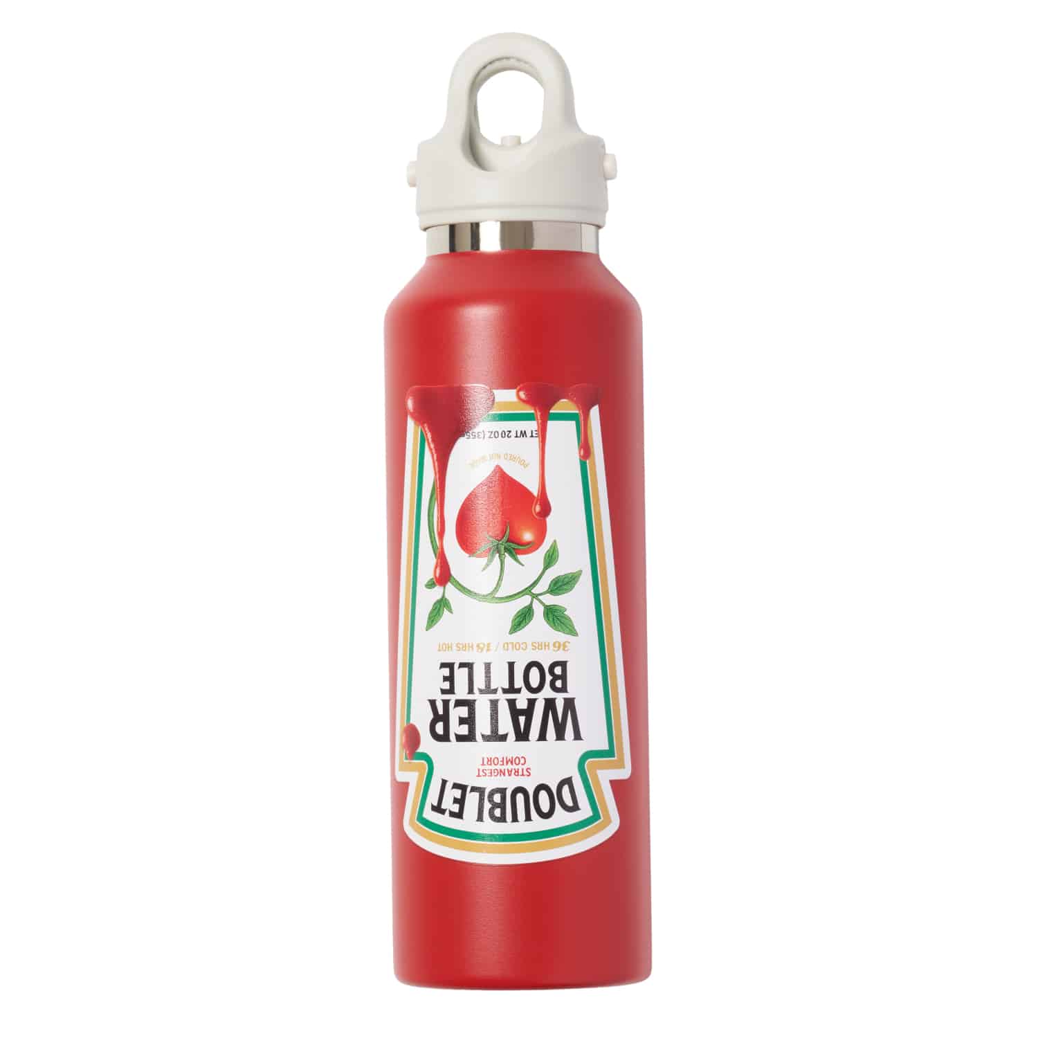 doublet 26ss "FRIDGE STYLE WATER BOTTLE/MEDIUM" Ketchup Ketchup One Size
