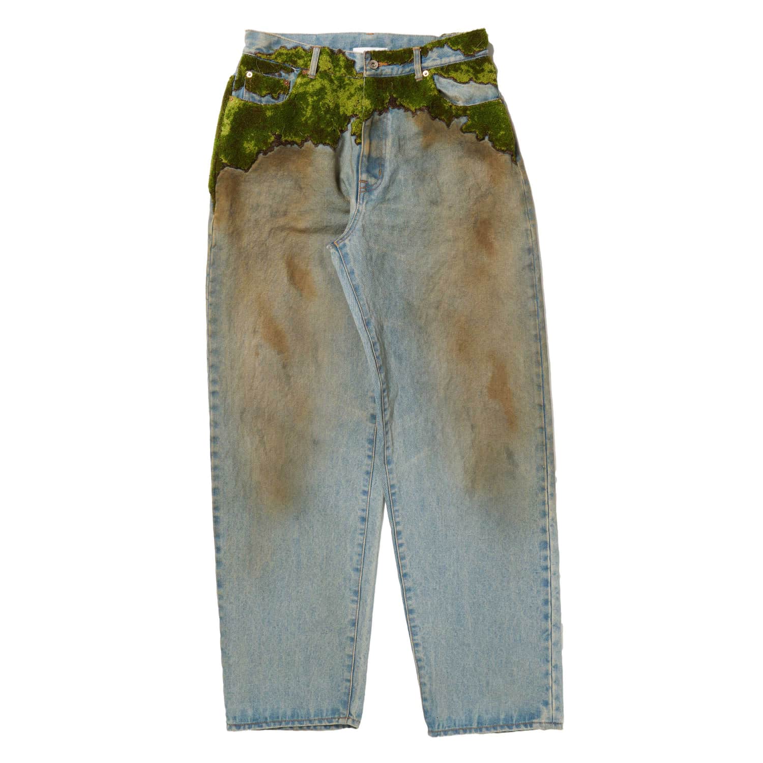 doublet 26ss "MOSS-GROWN WOOD DENIM PANTS" Indigo Indigo S