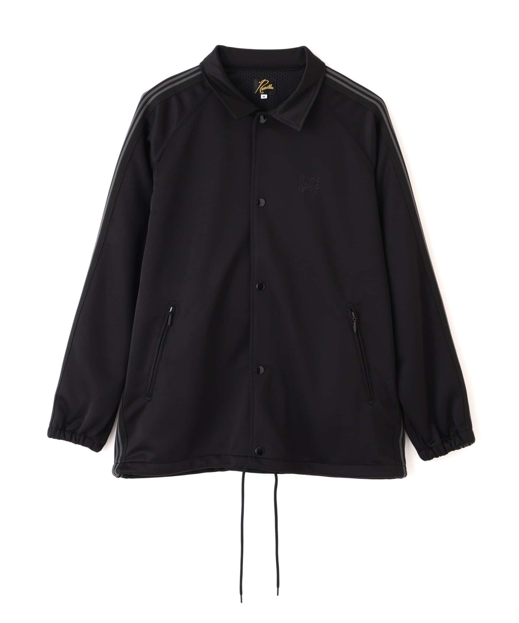 【先行予約 3月1日発売予定】Needles 26ss "Exclusive Track Coach Jacket - Poly Smooth" Black Black S