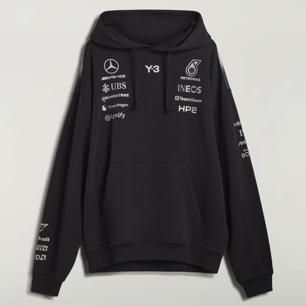 Y-3 MERCEDES - AMG PETRONAS FORMULA 1 TEAM 26ss "Hoodie" Black S