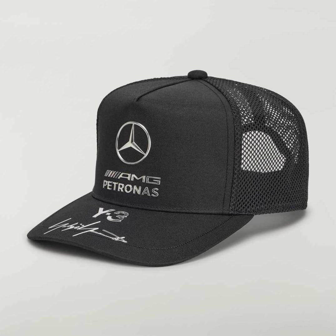 Y-3 MERCEDES - AMG PETRONAS FORMULA 1 TEAM 26ss "Trucker Cap" Black One Size