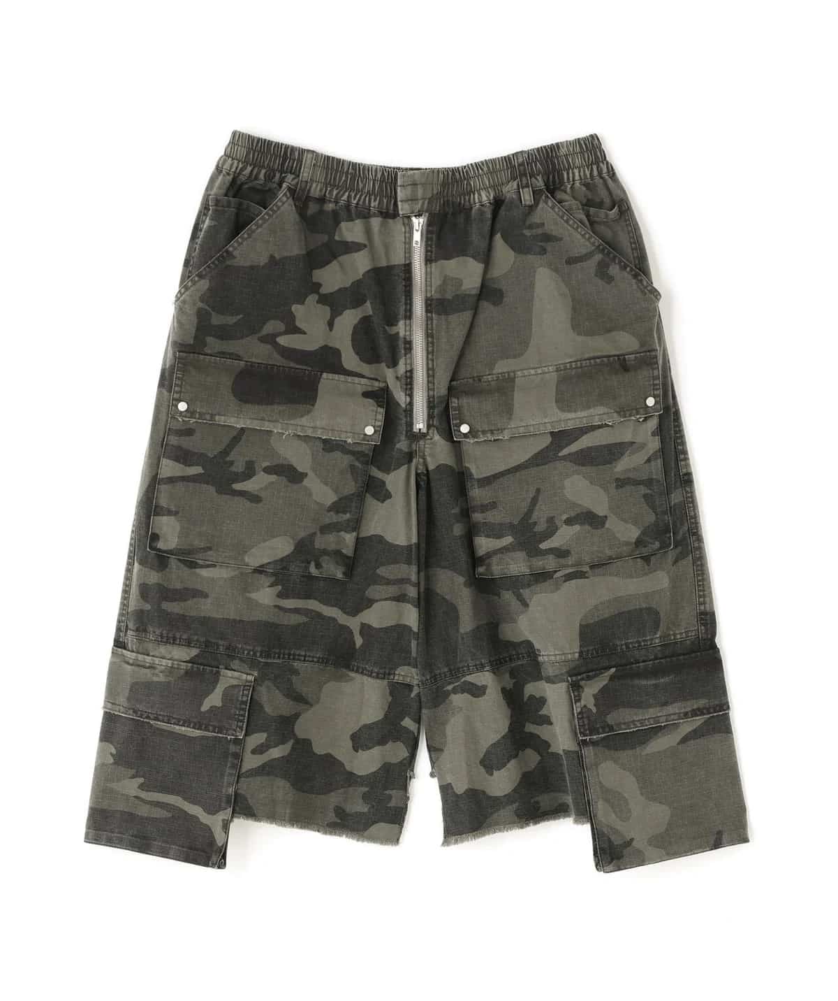 Danke Schon 26ss "Ripstop W-Cargo Shorts" Camo Camo M