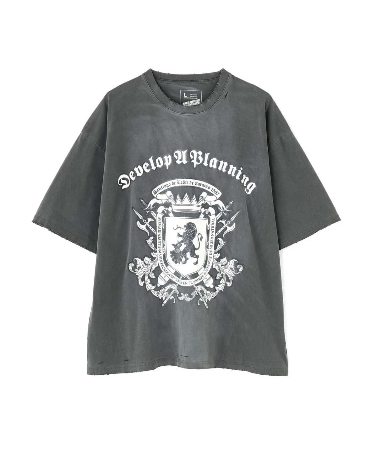 Danke Schon 26ss "Pigment Emblem S/S Tee" Black Black M