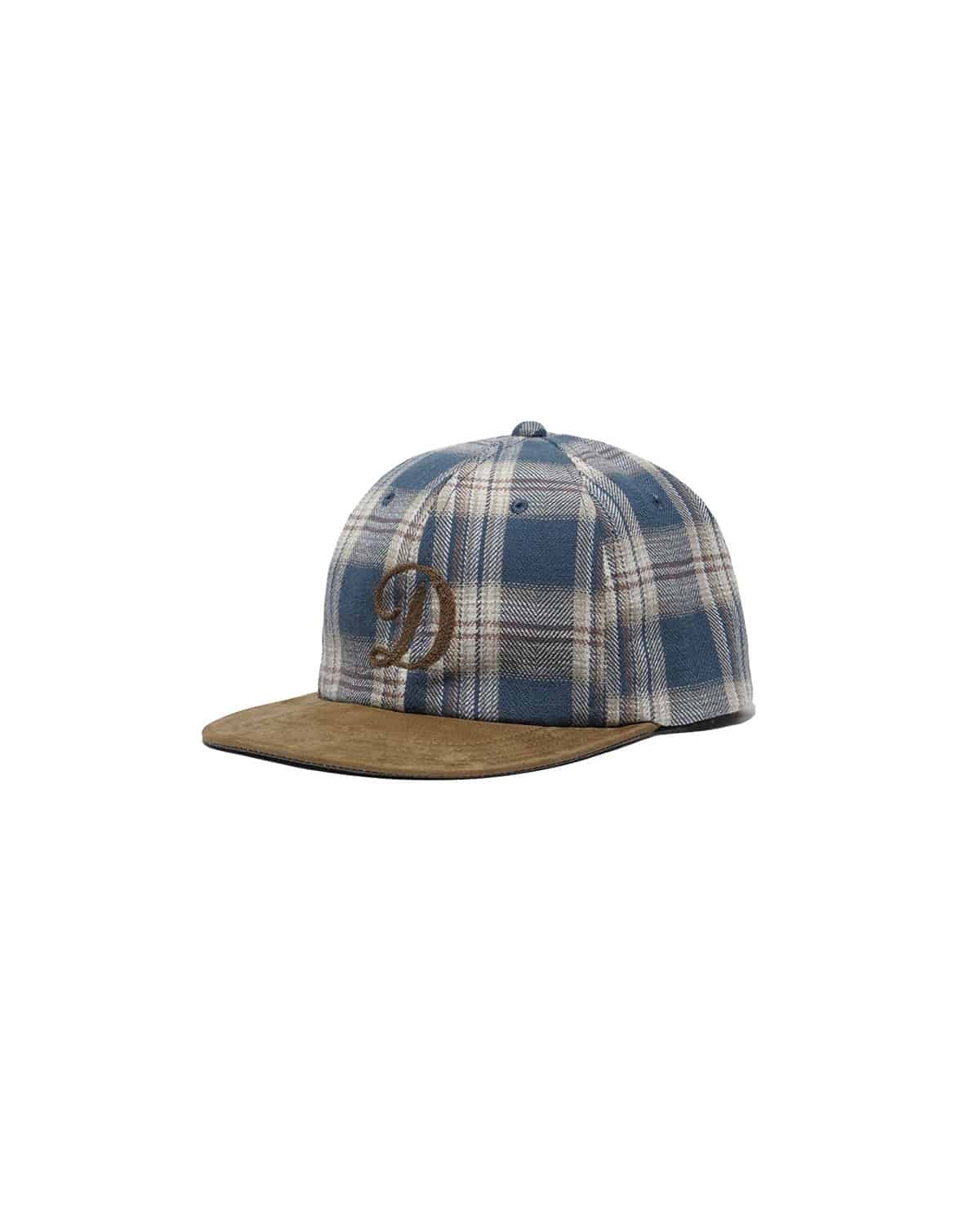 THE H.W.DOG&CO. 26ss "Plaid Two Tone Cap" Navy Navy One Size