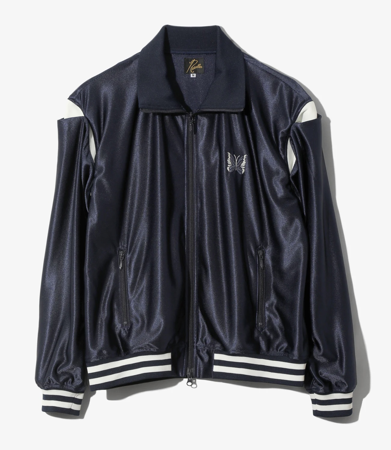 Needles 26ss "Track Jacket - Tricot Sateen" Navy Navy M